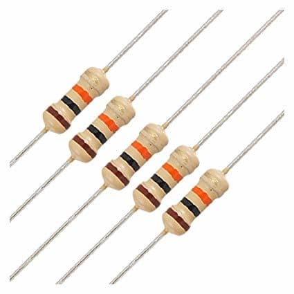 10k Ohm resistor (5pcs pack)